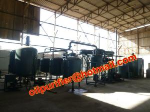 China New Sale Black Oil Recycling Equipment,Car Engine Oil Distillation Equipment factory