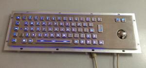 China Rugged Vandal Proof Metal PC Keyboard USB PS2 Interface Steel Mechanical Keyboard factory