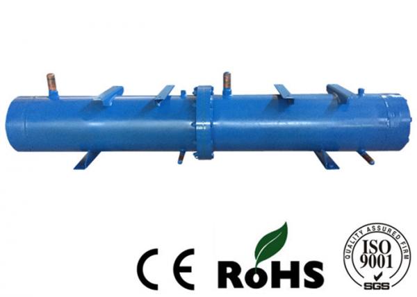 China R407c Refrigerant Titanium Shell And Tube Heat Exchanger Brine Water Tube Medium factory