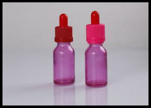 China Perfume 30ml Essential Oil Glass Dropper Bottle E liquid Glass Bottles Pink factory