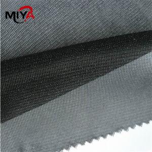 China 2 Side Stretch Suit 150cm Knitted Fusible Interlining 100% Ployester factory