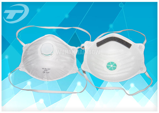 FFP 3 Disposable Industrial Face Mask With Valve , Soft Polypropylene