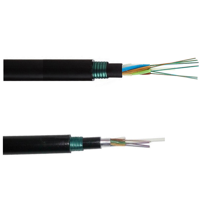 Double Jacket Direct Buried GYFTY53 Underground Fiber Optic Cable