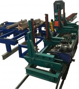 China heavy duty vertical band sawmill with CNC carriage automatic LARGE wood cutting machine factory