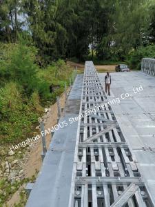 China Modular Steel Bailey Bridge Panel Shoring Prefabricated Temporary Rental Q345B Steel factory