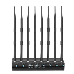 Buy cheap Mobile Phone Signal Jammer 8-band power adjustable black anti positioning anti from wholesalers