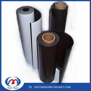China Flexible Rubber Magnet Sheets with pvc laminate or self ahsesive factory