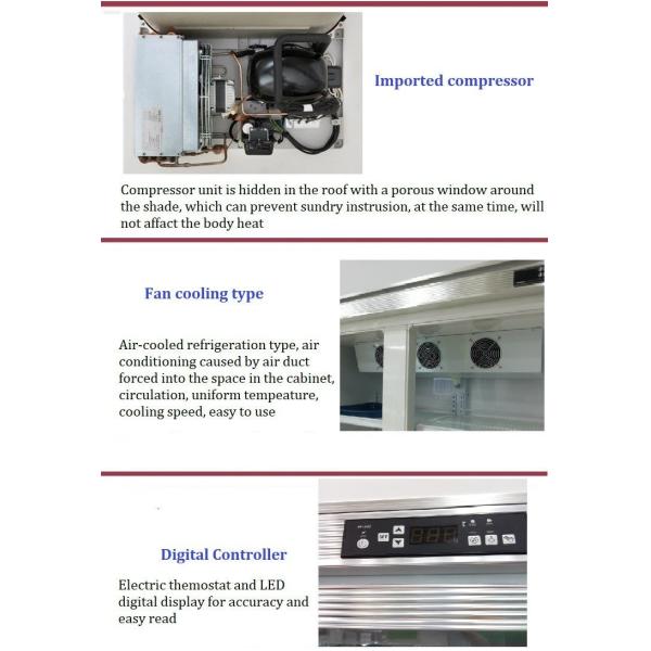 upright glass door beverage display cooler and refrigeration display cabinet