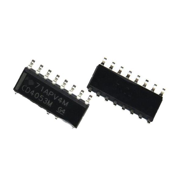 China Integrated Circuit CD4053B Multiplexer Switch ICs SOIC-Narrow-16 240 Ohms CD4053BM96 factory