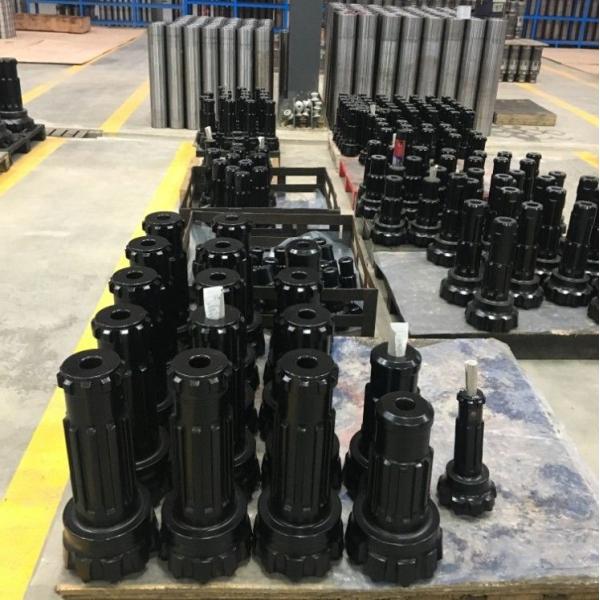 Well Drilling 5 Inch Dth Hammer Button Bits / Down The Hole Drill Bits High Air Pressure