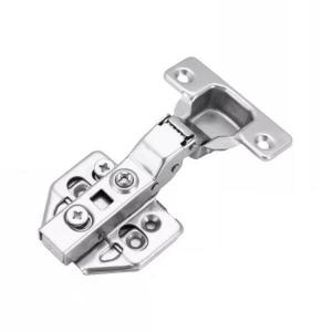 China Soft Closing 35mm Cup Butterfly Plate Cabinet Door Hinges 3D Clip On Hydraulic Hinge factory