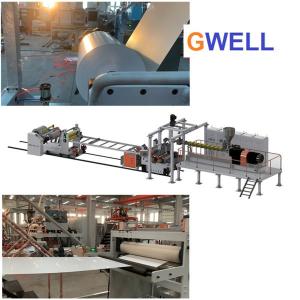 China PLA Single Layer Sheet Production Line For Thermoforming Plastic Sheet Extruder factory