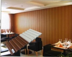 China Coffee Room Rotproof Wood Panel WPC Wall Cladding Soncap factory