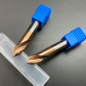 China GREWIN HRC55 Chamfer Tool Milling Cutter Copper Coating Tungsten Carbide Drill Bits factory