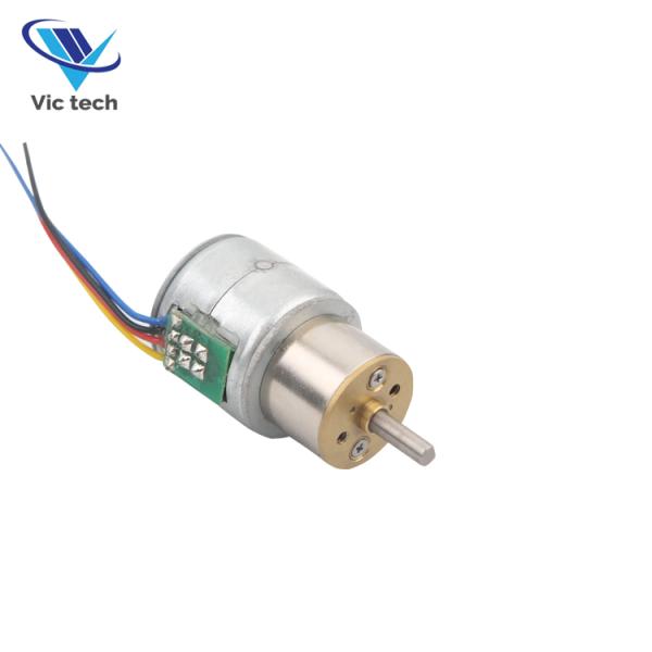 20mm 12v Dc Micro Geared Stepper Motor Forhigh Precision 2 Phase 4 Wire Mini Geared Stepper Motor VSM20-MG