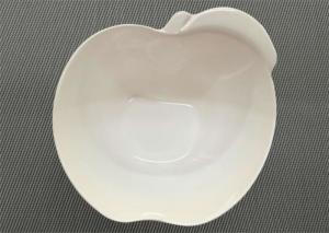 China Apple Shape Melamine Dinnerware Bowl Diameter 15cm Weight 154g White Porcelain Bowl factory
