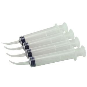 China Disposable Plastic Dental Syringe Curved Tip Style For Root Canal / Etchant factory