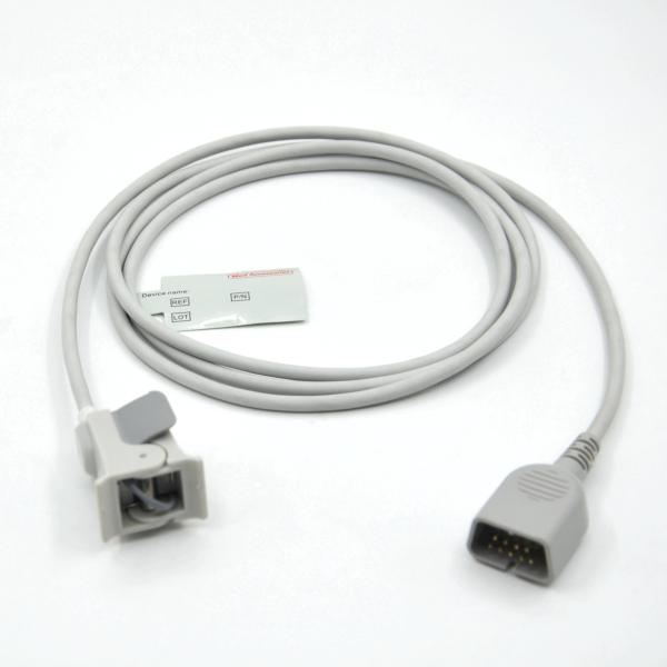 Manufacturer Monitor Accessories Pediatric Finger Compatible Nihon kohden 9pin Reusable SpO2 Sensor
