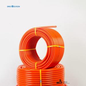China Automatic PE Electrical Conduit Orange Tube Pipe Hose Making Machine 18.5kw factory