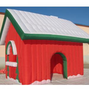 China Factory Customized Christmas Holiday Decoration Fabric Inflatable Toy House factory