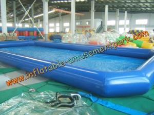 China 0.6 mm PVC Tarpaulin Inflatable Water Pool Toys Rental For Water Games on sale