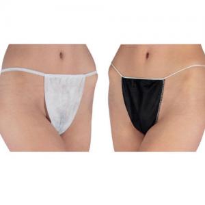 China Non Woven Disposable Underwear Bikini Panties G String For Spray Tanning factory