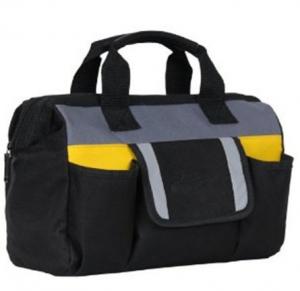 China Heavy Duty Kit Black Electrician Tool Bag , Large Tool Tote Bag 50*40*30 cm Size factory