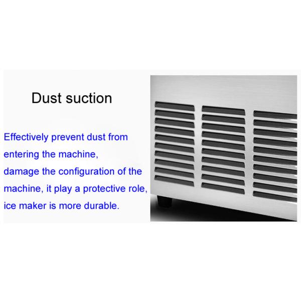 510W Cube Ice Making Machine , Double Insulating Glass Water Cooled Ice Machine