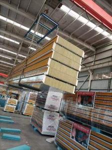 China Exterior Thermal Insulated Rockwool Sandwich Panel Soundproof Custom factory