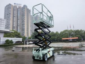 China Self Propelled Hydraulic Aerial Work Platform Scissor Lift Adjustable Height factory