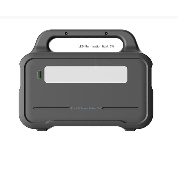 Rechargeable 220V 500 Watt Portable Power Station With Solar Panel Multiscene