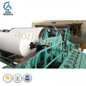 China A4 culture paper making machine（ direct rice straw pulp cultural paper machine) factory