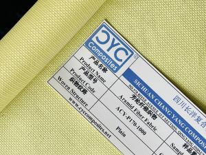 China CYC Para-Aramid Fiber Fabric (Kevlar Fiber Woven Fabric) on sale