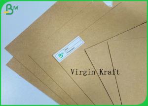 China Food Grade Box Board Brown Roll Kraft Craft Paper Sheet 130gr To 350gr Virgin Pulp factory