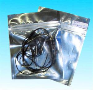 China Front Transparent Stand Up Pouches Aluminum For Headset / Earphone factory