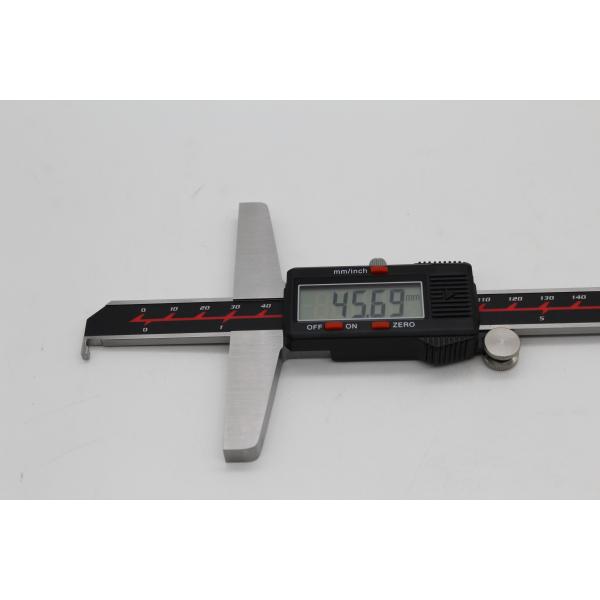 With data output interface，Single Hook , Black Digital Depth Gauge Electronic Vernier Caliper