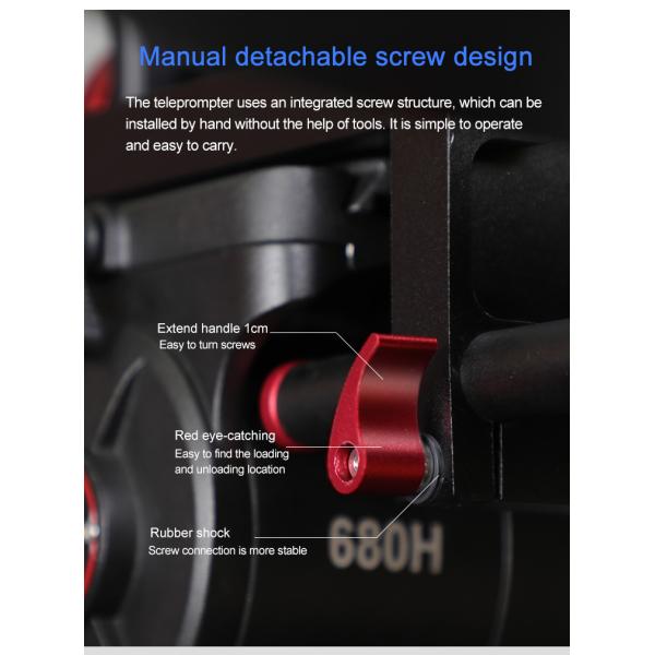 OEM/ODM Supported 22 Inch Studio Teleprompter for Speech Broadcasting in Live Broadcast