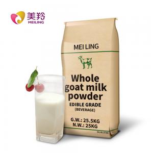 China Raw Whole Goat Milk Powder Edible Glass Dry Instant Buck 25kg on sale