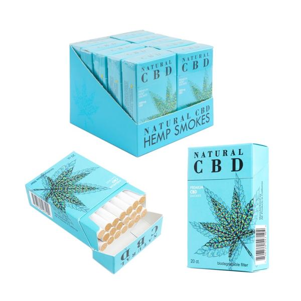 CBD Empty Disposable Cardboard Carton Cigarette Box