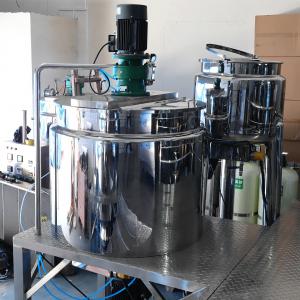 China 500L Liquid Soap Blender High Shear Mixer Homogenizing Tank Emulsifying Homogenizer Mixing Equipment factory