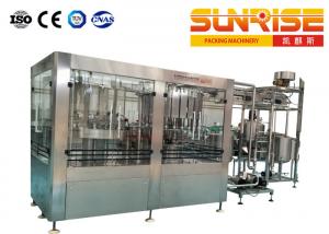 China 5.5kw Hot Filling Machine , 3 In 1 Beverage Filling Equipment Washing Capping on sale
