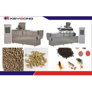 Buy cheap Dry Dog Fish Cat Pet Food Making Machine Twin Screw Extruder Three Phase from wholesalers