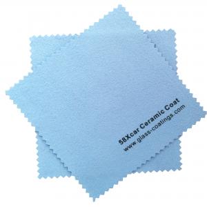 China Glass coating application cloth crystal coating agent cloth glass coat microfiber cloth nano car suede cloth on sale