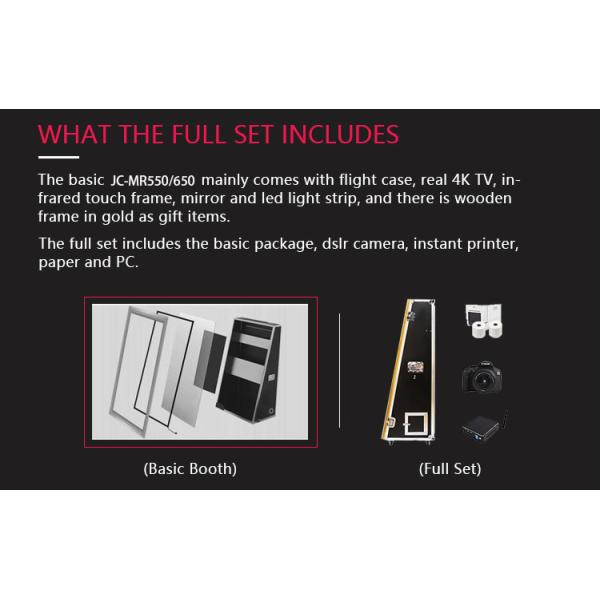 Newest 55 Inch 65 Inch Magic Photo Booth Interactive Selfie Mirror