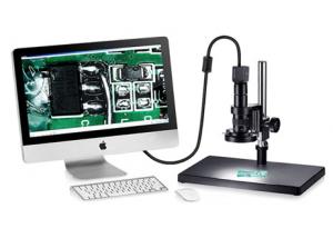 China 250X 2000X USB Electronic Digital Binocular Microscope 5 Mega Pixels Software factory