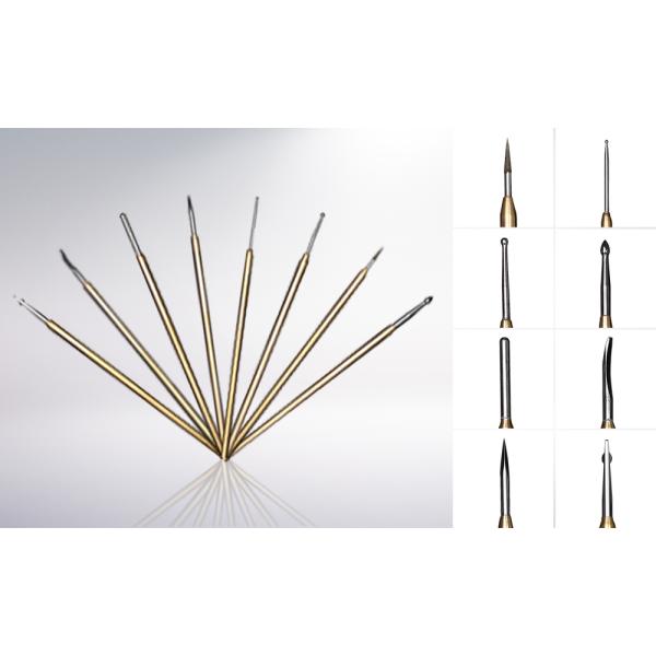 260mm Shank Sharp Nose Steel Burnisher Tools