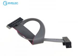 China 1.27mm Idc Cable 10P Double Row 2*5 Pin Unmanned Aerial Vehicle Inner Flat Flex Cable factory