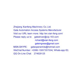 Swing Gate Operator Motorized Actuator