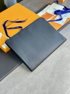 China Designer Louis Vuitton Pochette Jour GM Cuir Taurillon Leather In Black Noir Purses factory