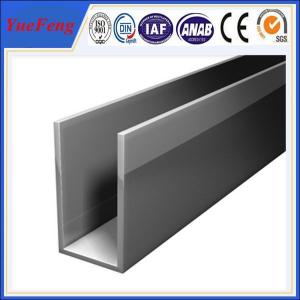 China 6063 t5 price of pure aluminume per square meter,Aluminium glass u profile factory